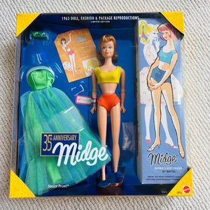 35th Anniversary 1998 Midge Barbie Doll, NRFB